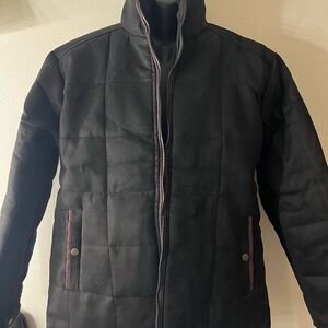 Men's Black Quilted Jacket